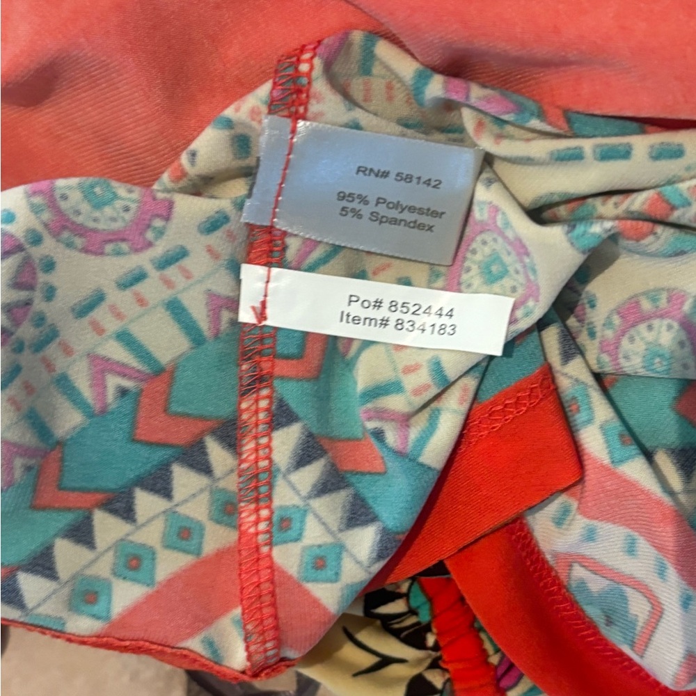 Colorful‎ Dress with Geometric Patterns/ Nwt - Picture 6 of 7